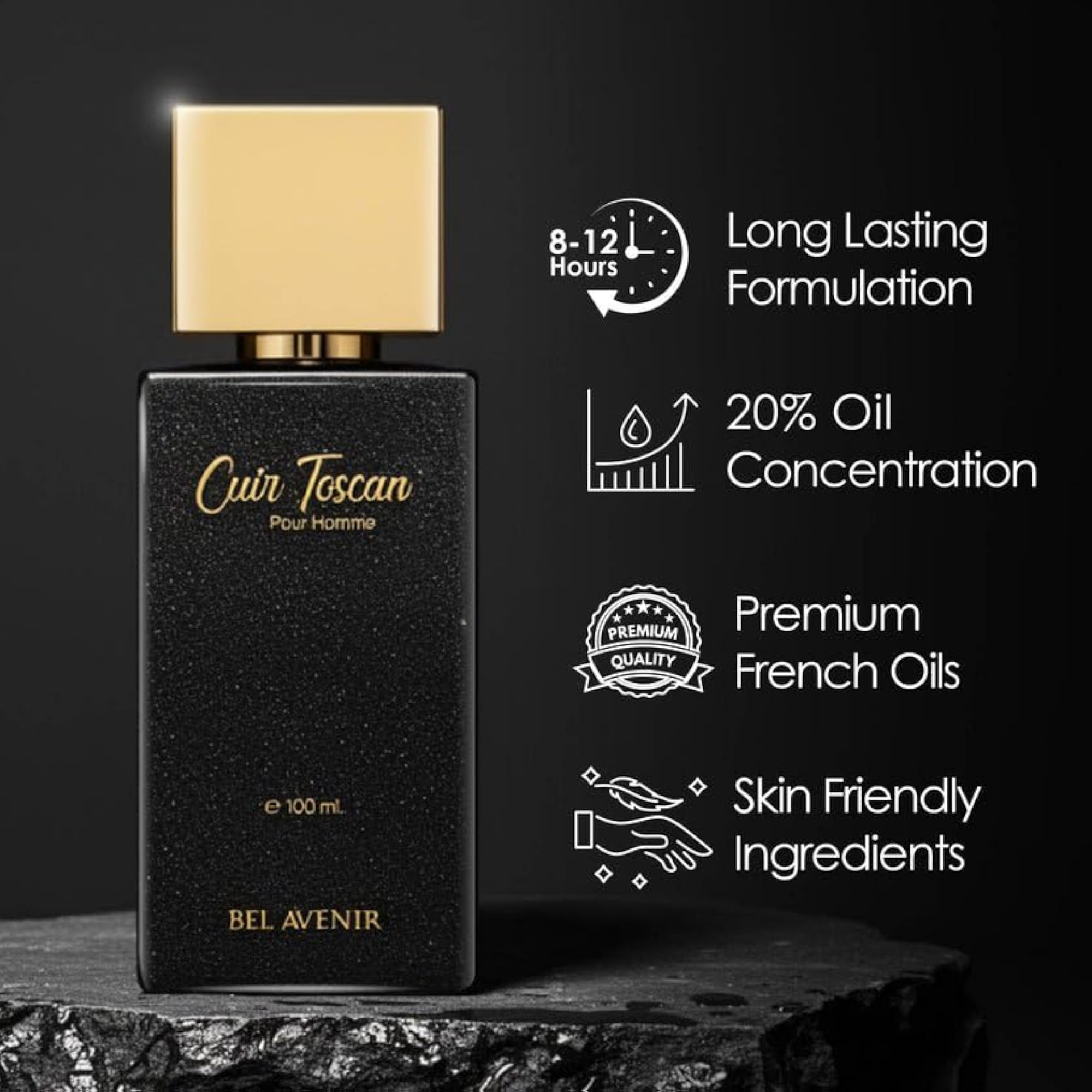 CUIRTOSCAN MEN Premium Luxury Perfume, 100ml